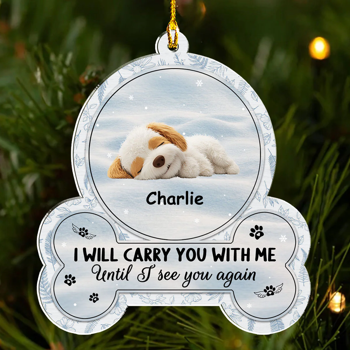 Until I Can See You Again - Personalized Custom Acrylic Ornament - Image 4