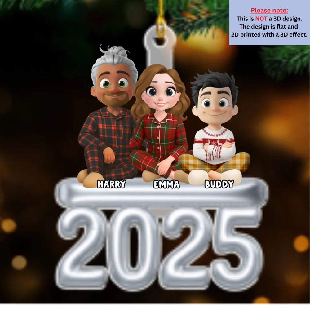 Us And Our Children - Personalized Custom Acrylic Ornament - Image 6