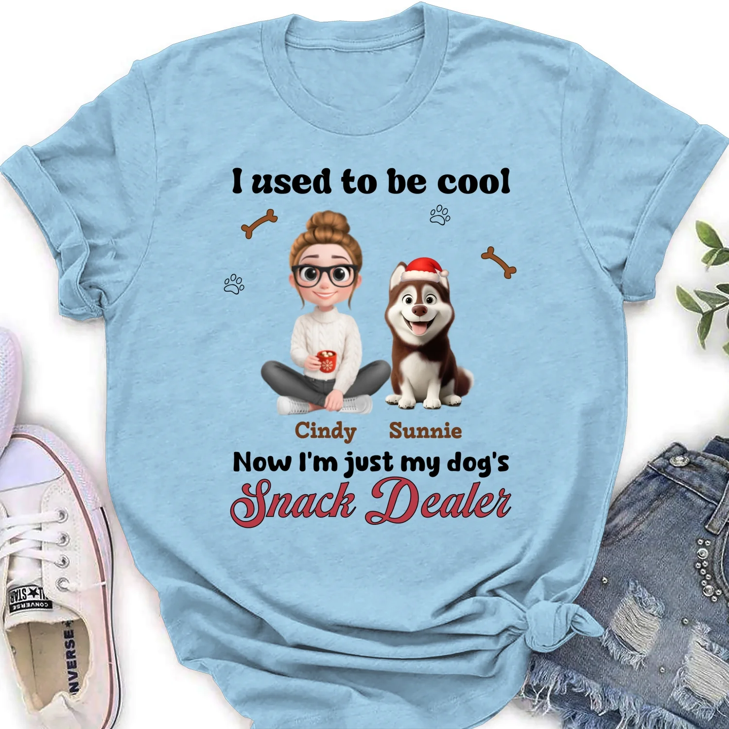 Used To Be Cool - Personalized Custom Women's T-shirt - Image 8