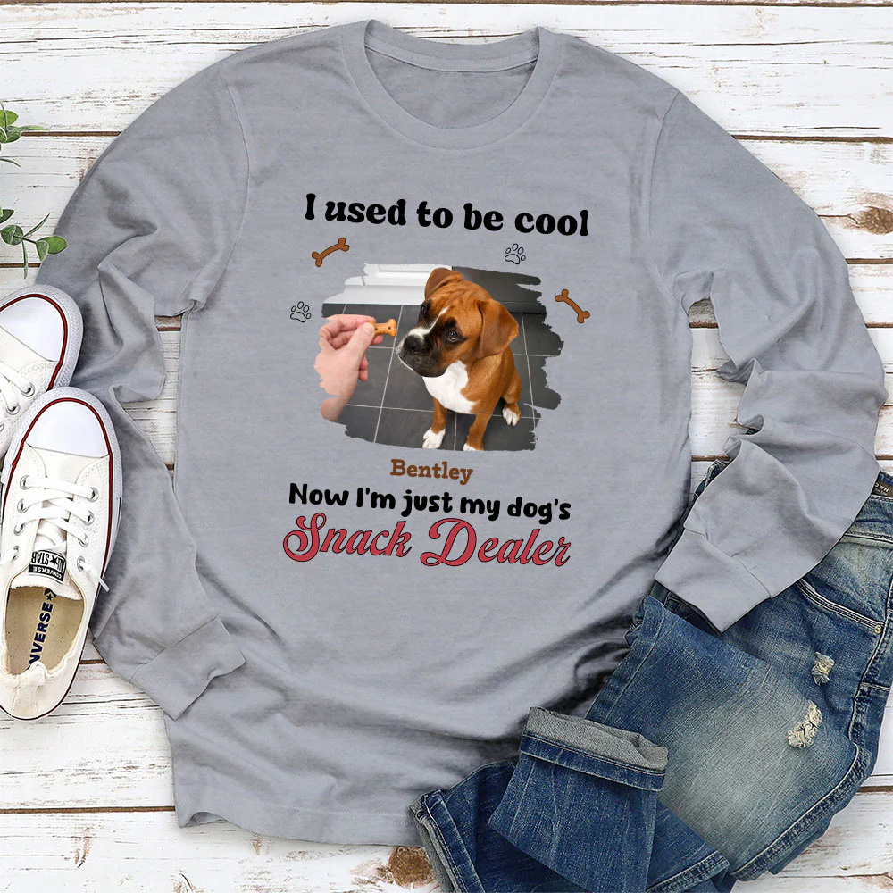 Used To Be Cool Photo - Personalized Custom Long Sleeve T-shirt - Image 2