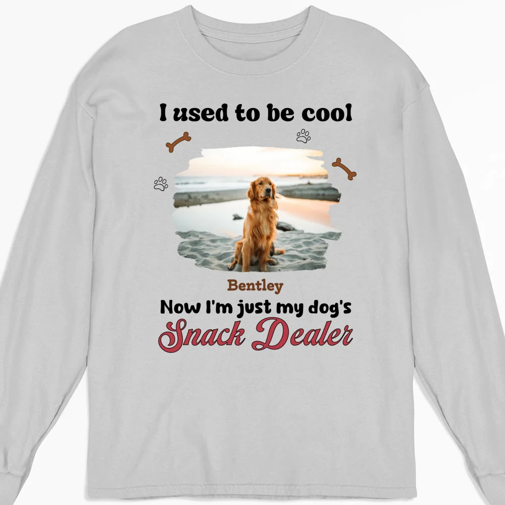 Used To Be Cool Photo - Personalized Custom Long Sleeve T-shirt - Image 3