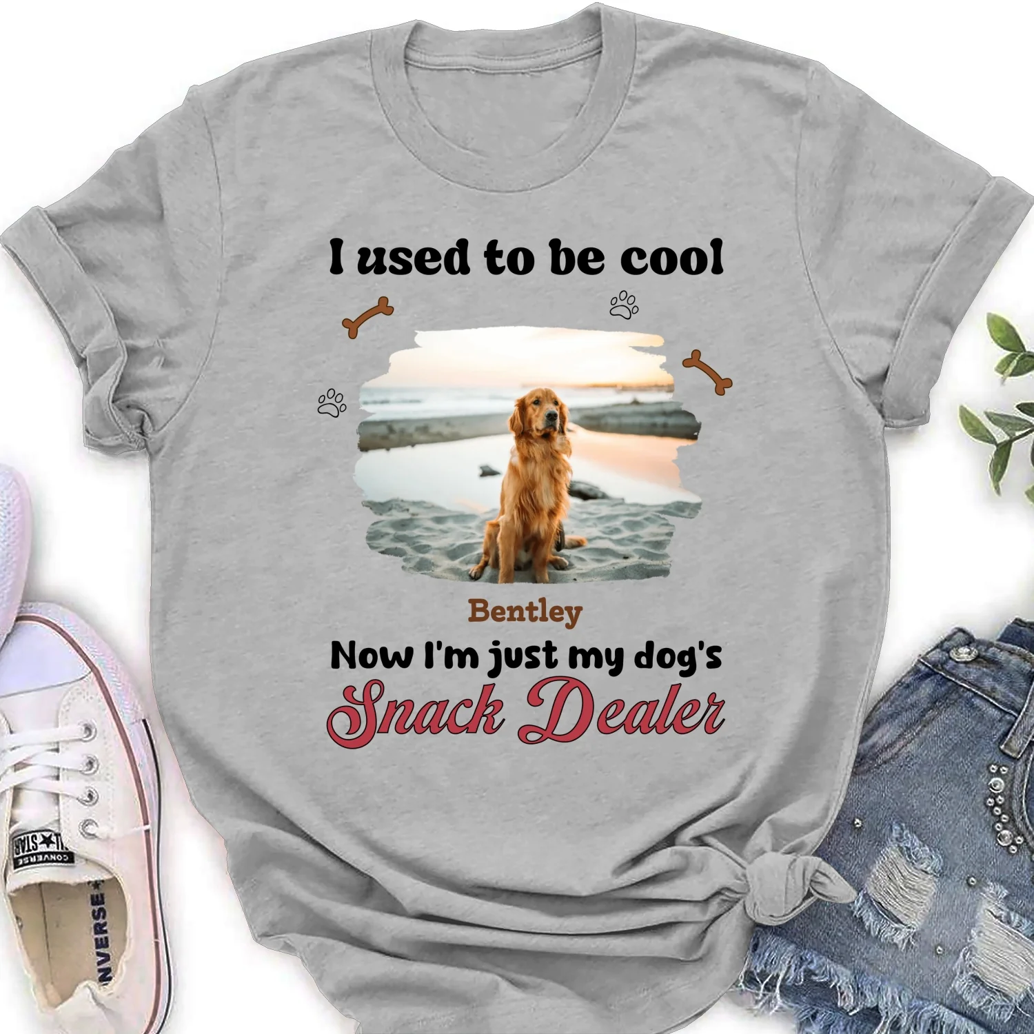 Used To Be Cool Photo - Personalized Custom Women's T-shirt - Image 6