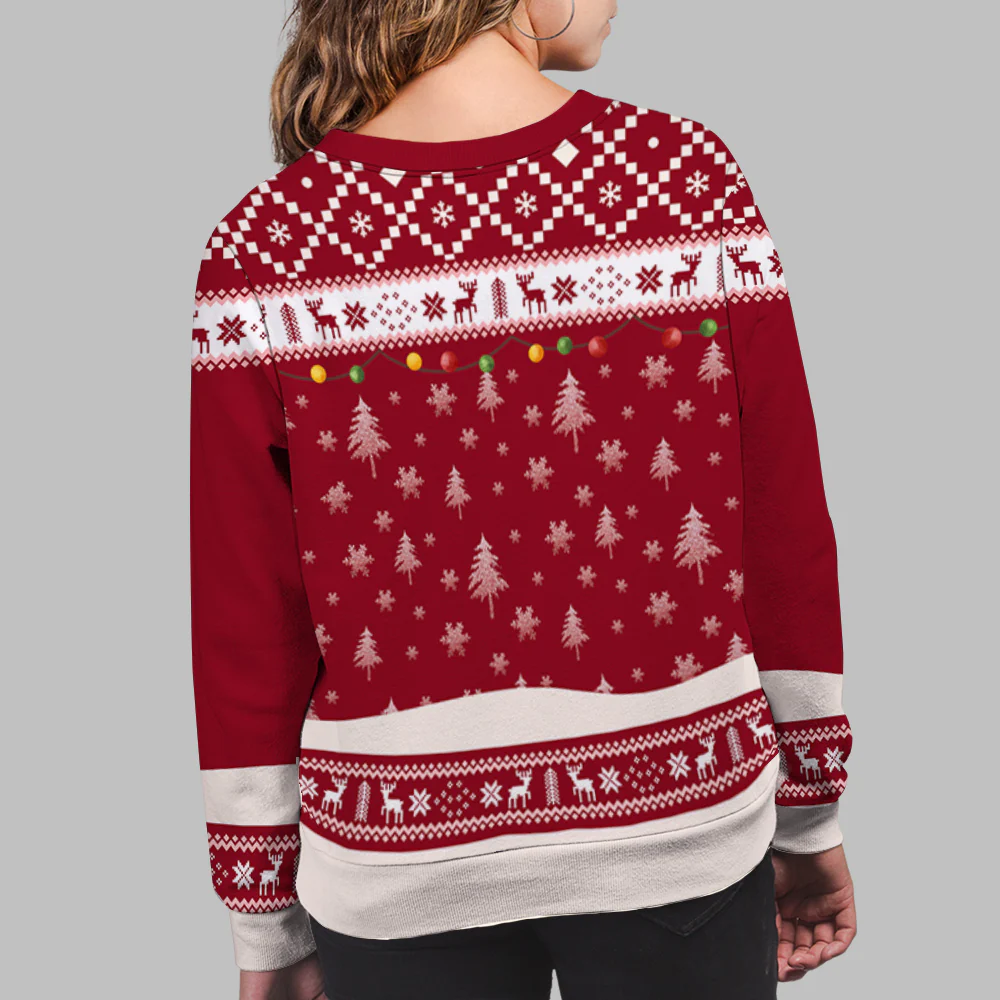 Warm And Fun - Personalized Custom All-Over-Print Sweatshirt - Image 4