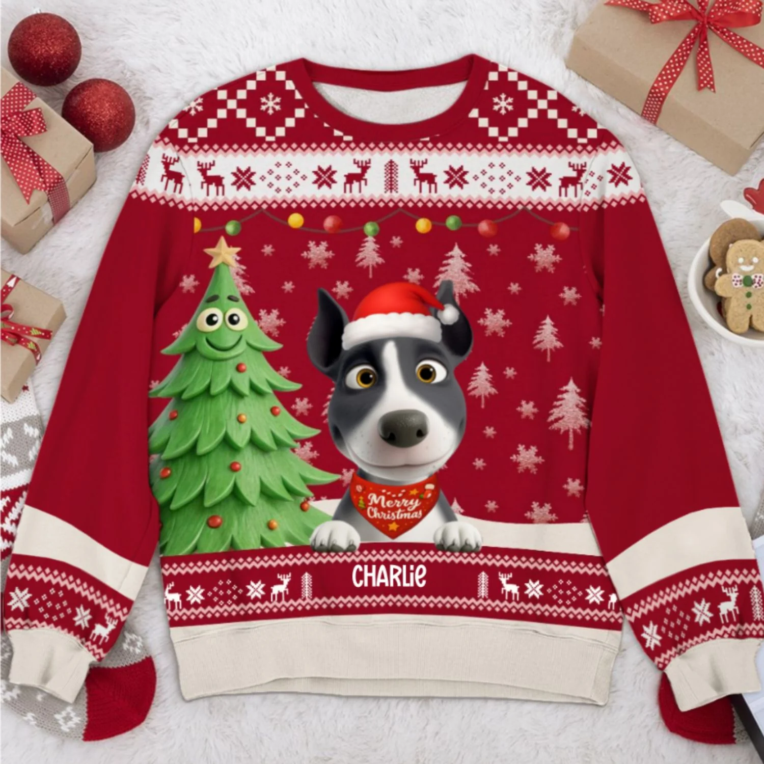 Warm And Fun - Personalized Custom All-Over-Print Sweatshirt - Image 7