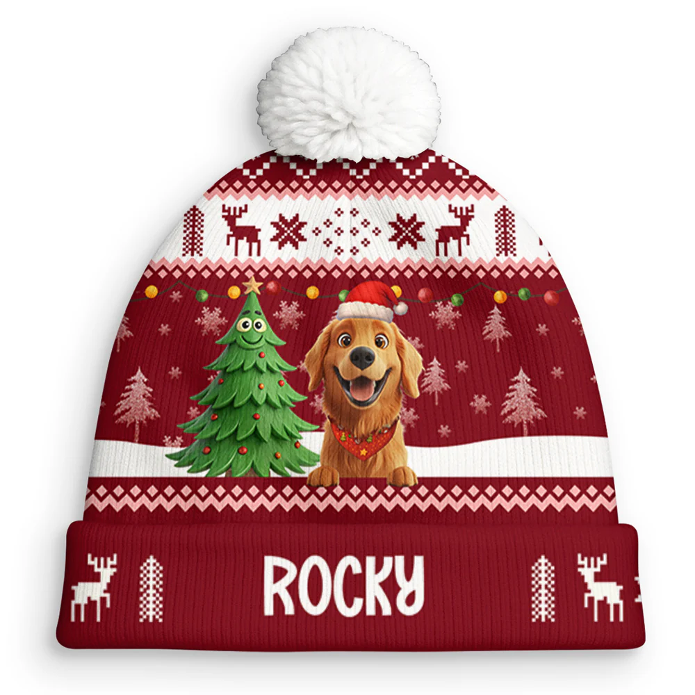 Warm And Fun - Personalized Custom Bobble Beanie Hat