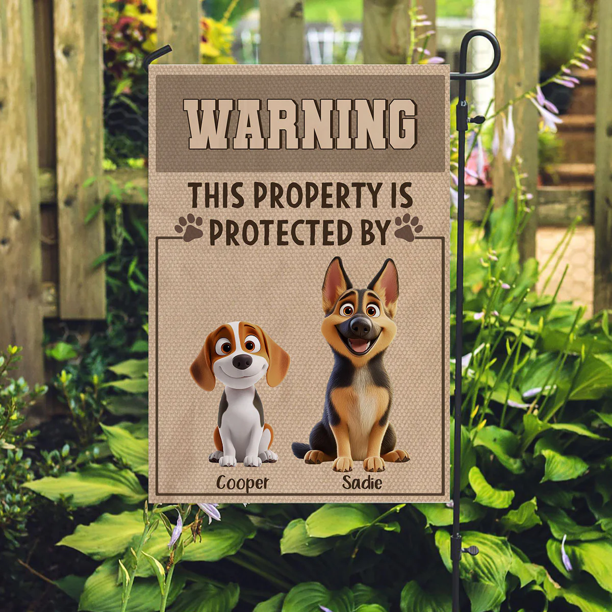 Warning You - Personalized Custom Flag - Image 2