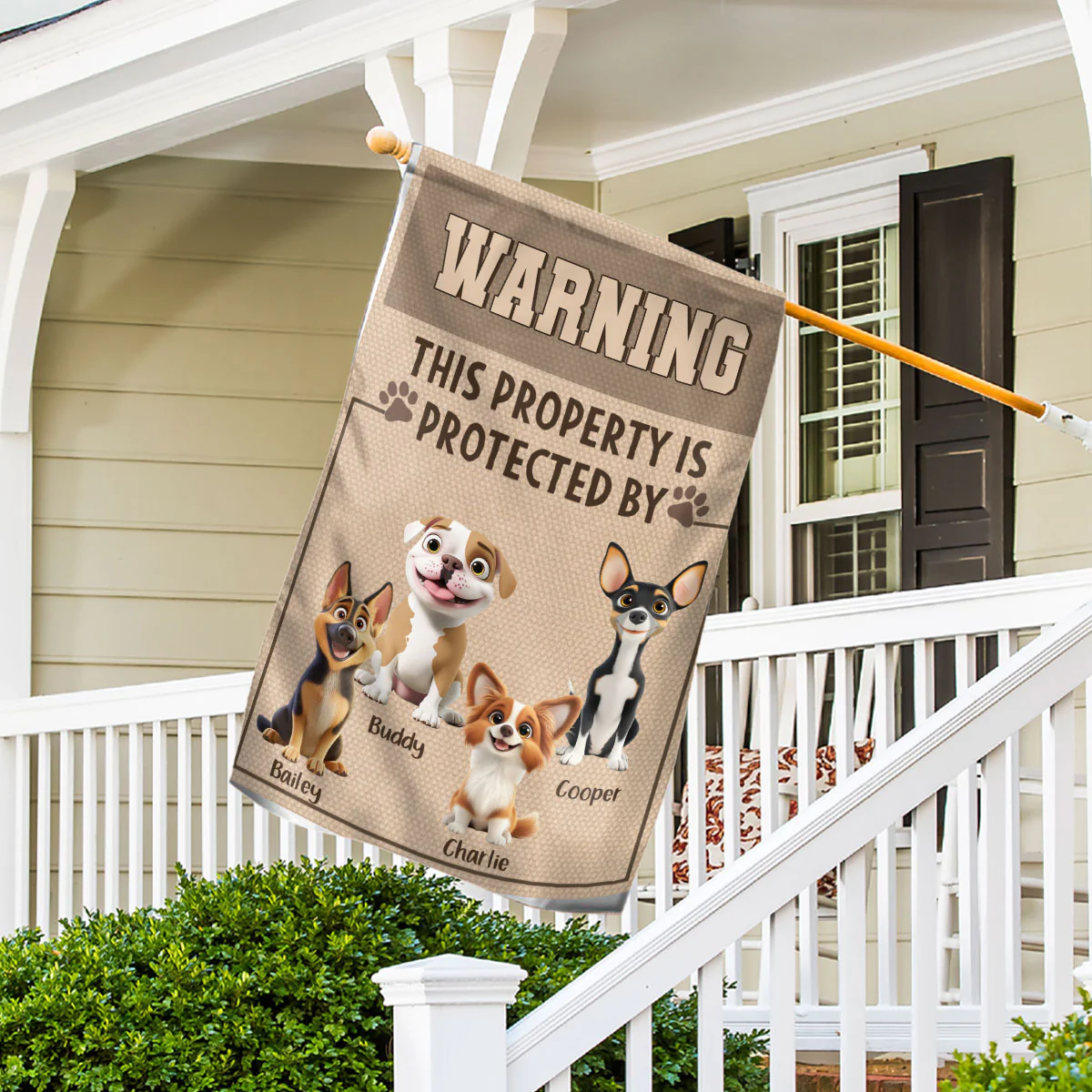 Warning You - Personalized Custom Flag - Image 4
