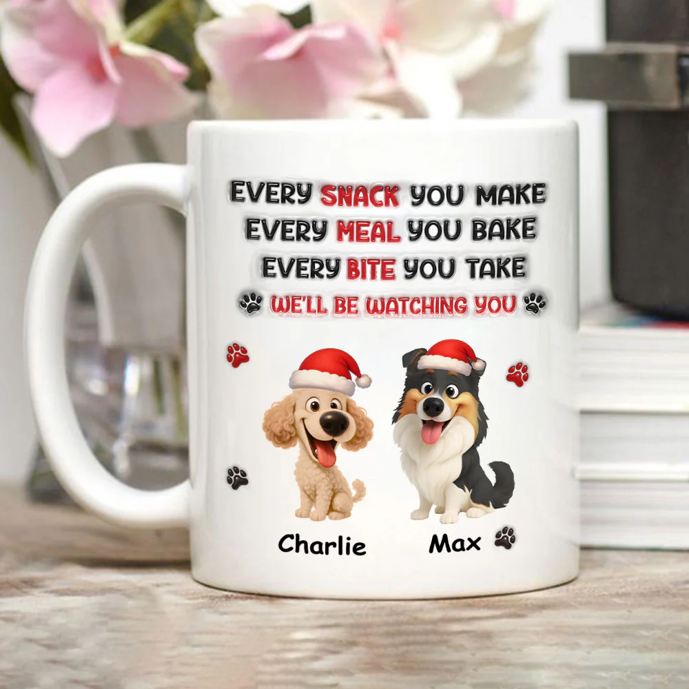 Watching You Forever - Personalized Custom 3D Inflated Mug - Image 3