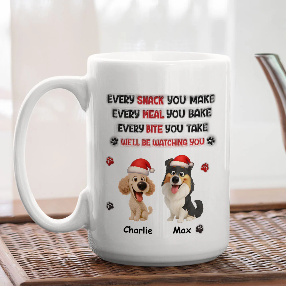 Watching You Forever - Personalized Custom 3D Inflated Mug - Image 4