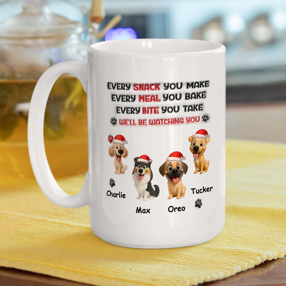 Watching You Forever - Personalized Custom 3D Inflated Mug - Image 5