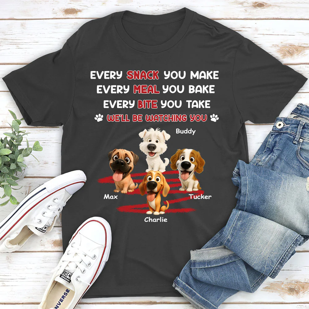 Watching You Forever - Personalized Custom Unisex T-shirt - Image 4