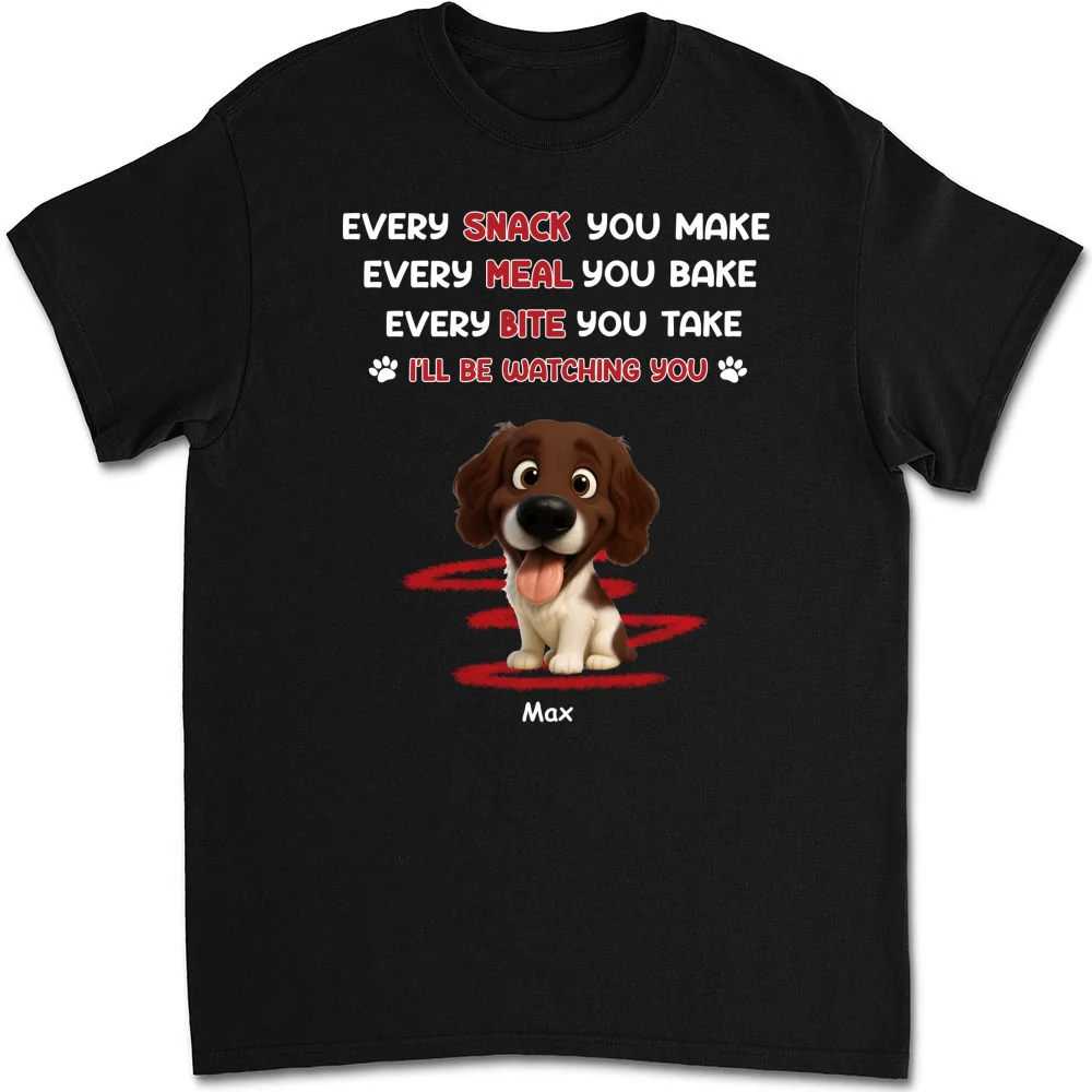 Watching You Forever - Personalized Custom Unisex T-shirt - Image 6