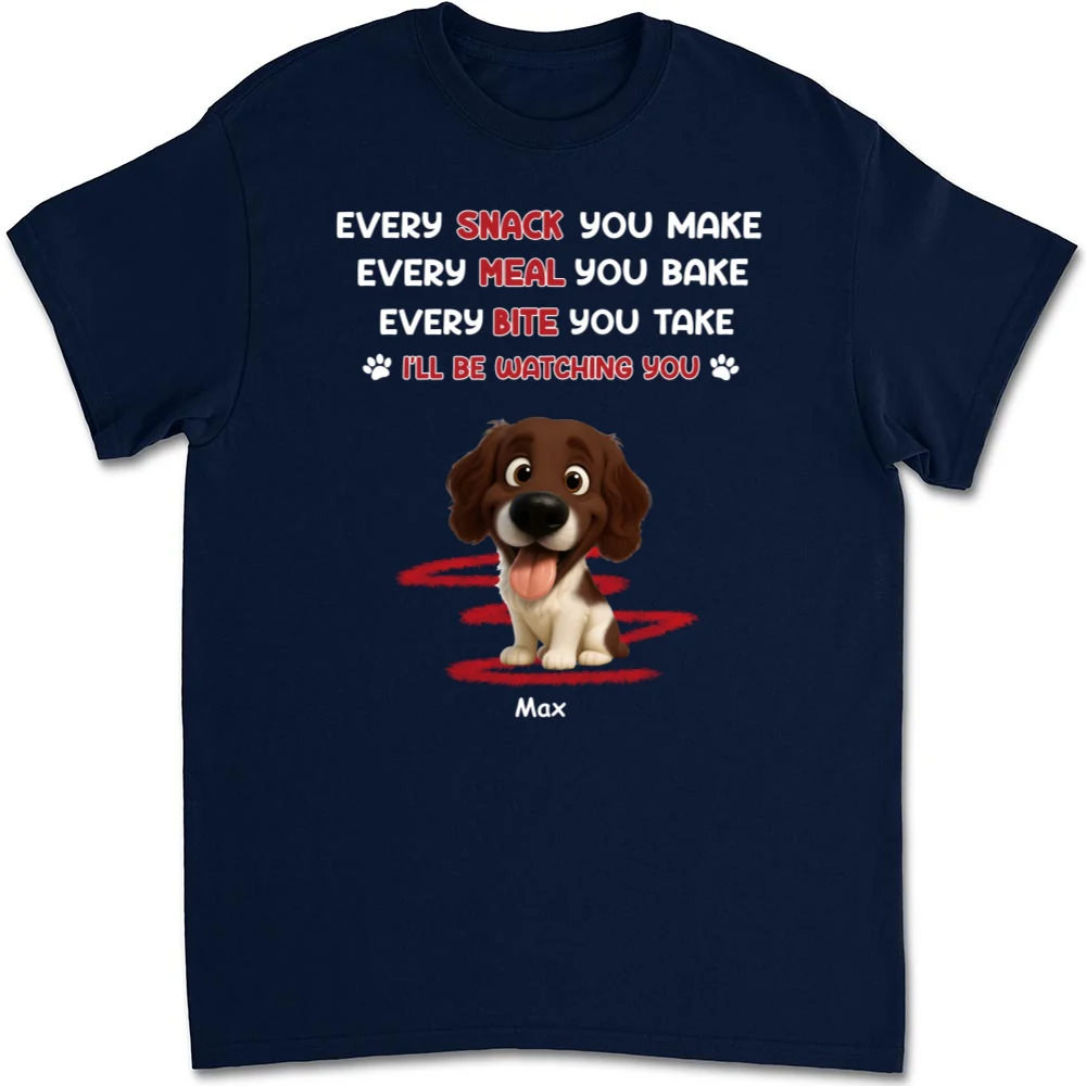 Watching You Forever - Personalized Custom Unisex T-shirt - Image 7
