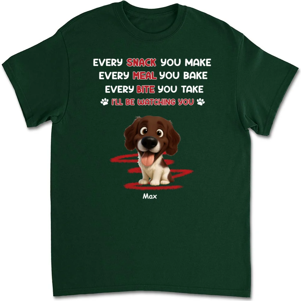 Watching You Forever - Personalized Custom Unisex T-shirt - Image 8