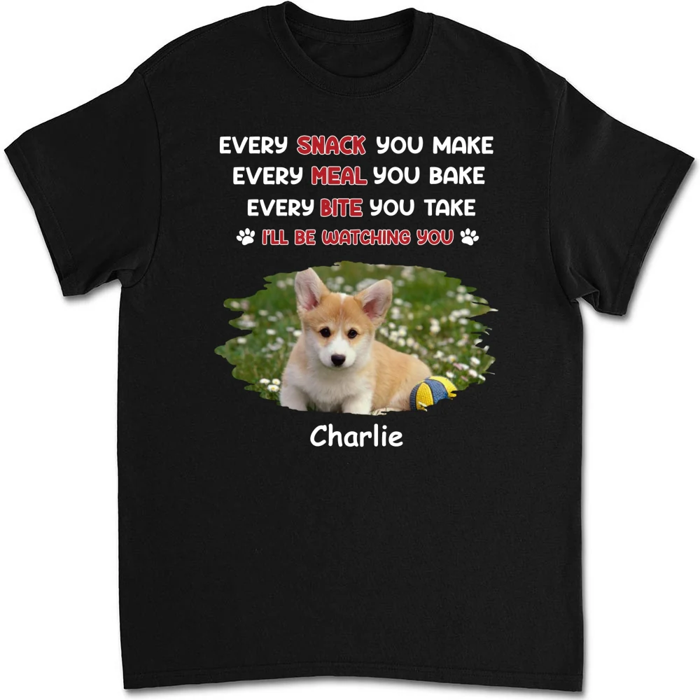 Watching You Forever Photo - Personalized Custom Unisex T-shirt - Image 5