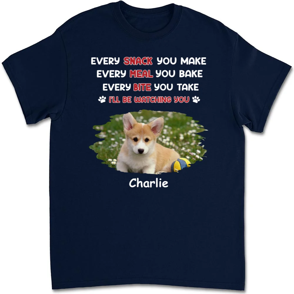 Watching You Forever Photo - Personalized Custom Unisex T-shirt - Image 6