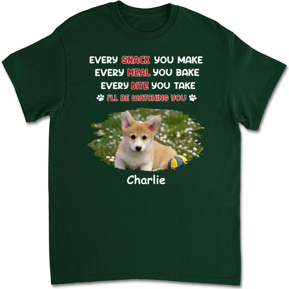 Watching You Forever Photo - Personalized Custom Unisex T-shirt - Image 7