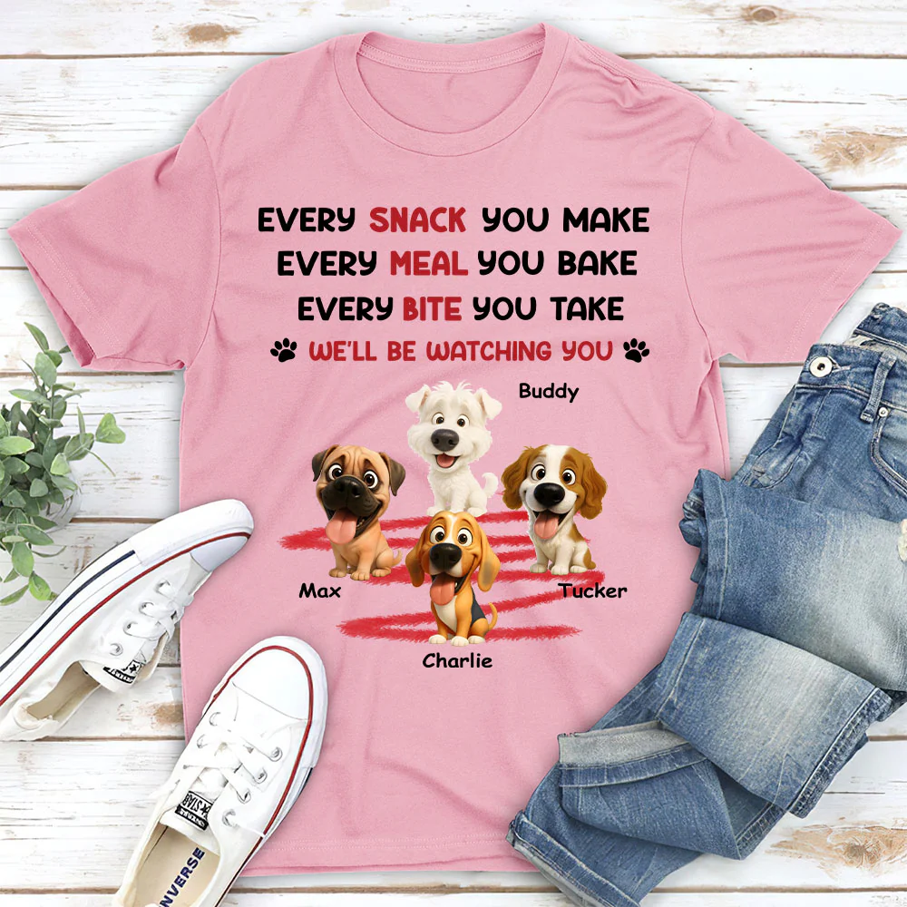 Watching You Forever Version 2 - Personalized Custom Unisex T-Shirt - Image 4