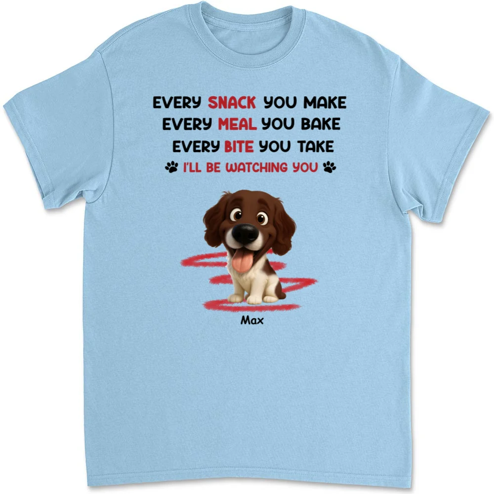 Watching You Forever Version 2 - Personalized Custom Unisex T-Shirt - Image 7