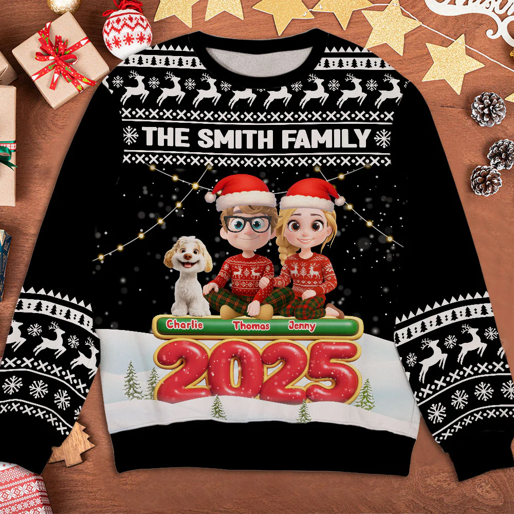 We And Our Kids - Personalized Custom All-Over-Print Sweatshirt - Image 2
