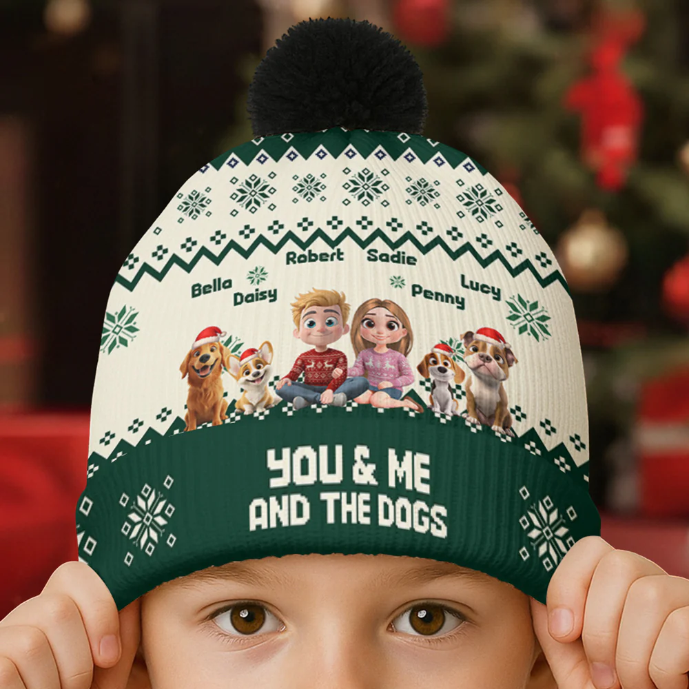 We Are Ahead All - Personalized Custom Bobble Beanie Hat - Image 6