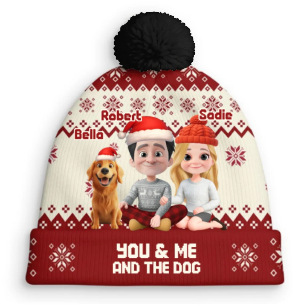 We Are Ahead All - Personalized Custom Bobble Beanie Hat - Image 8
