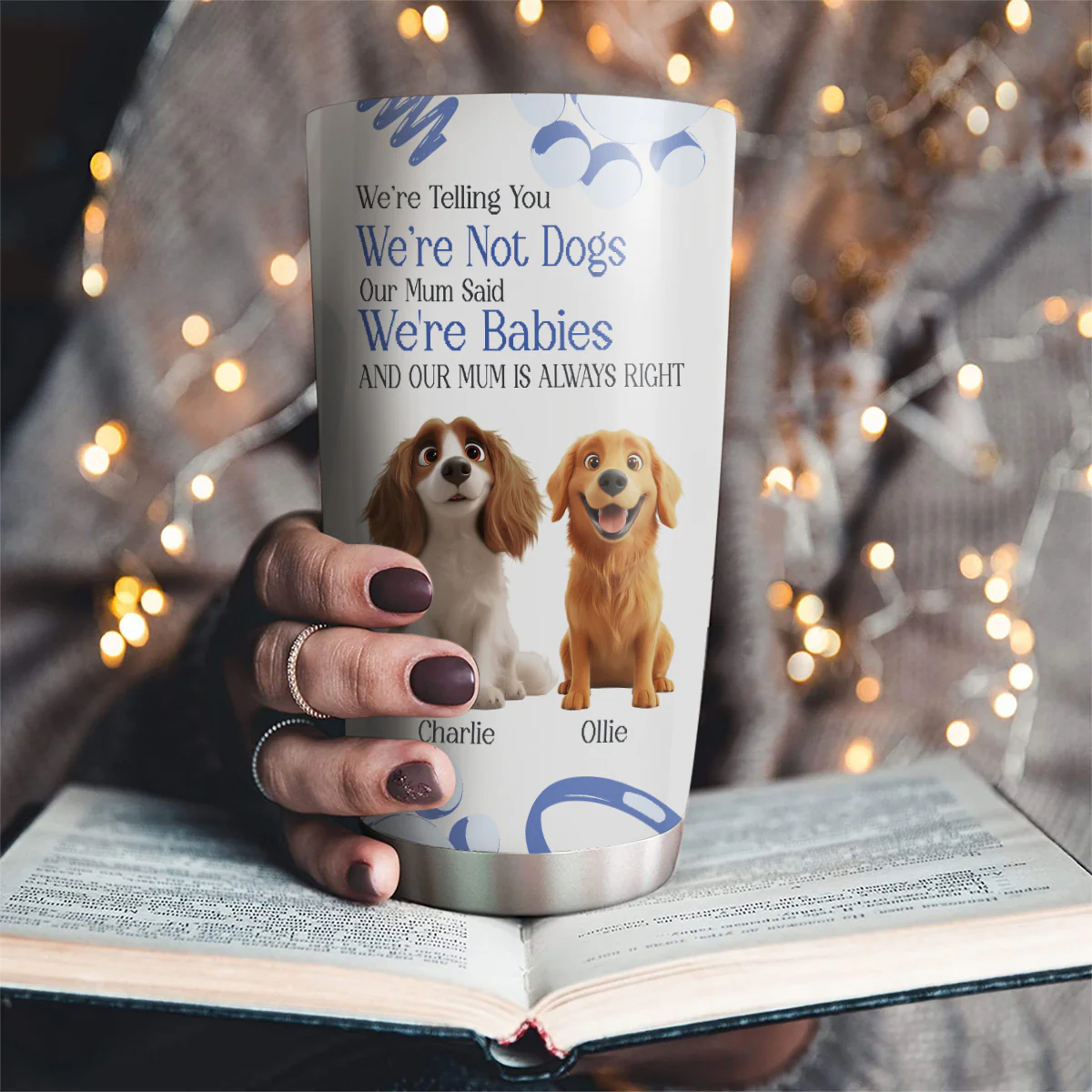 We Are Babies - Personalized Custom 3D Inflated Effect Tumbler - Image 2