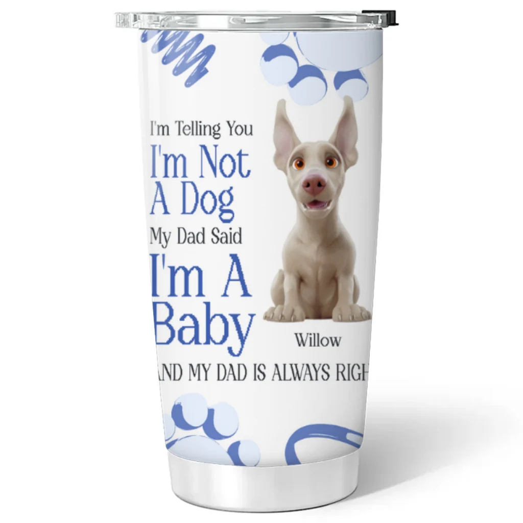 We Are Babies - Personalized Custom 3D Inflated Effect Tumbler - Image 5