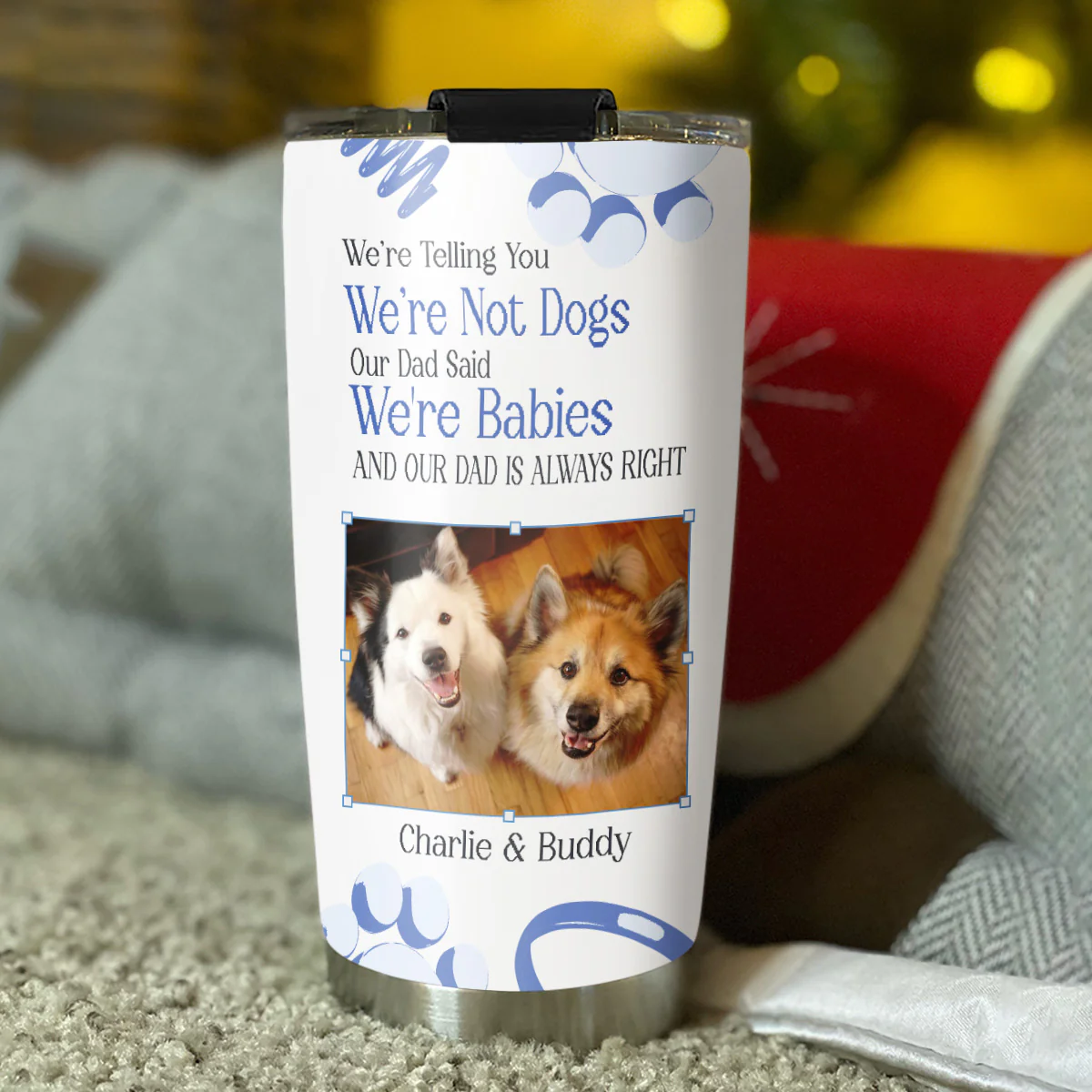 We Are Babies Photo - Personalized Custom 3D Inflated Effect Tumbler