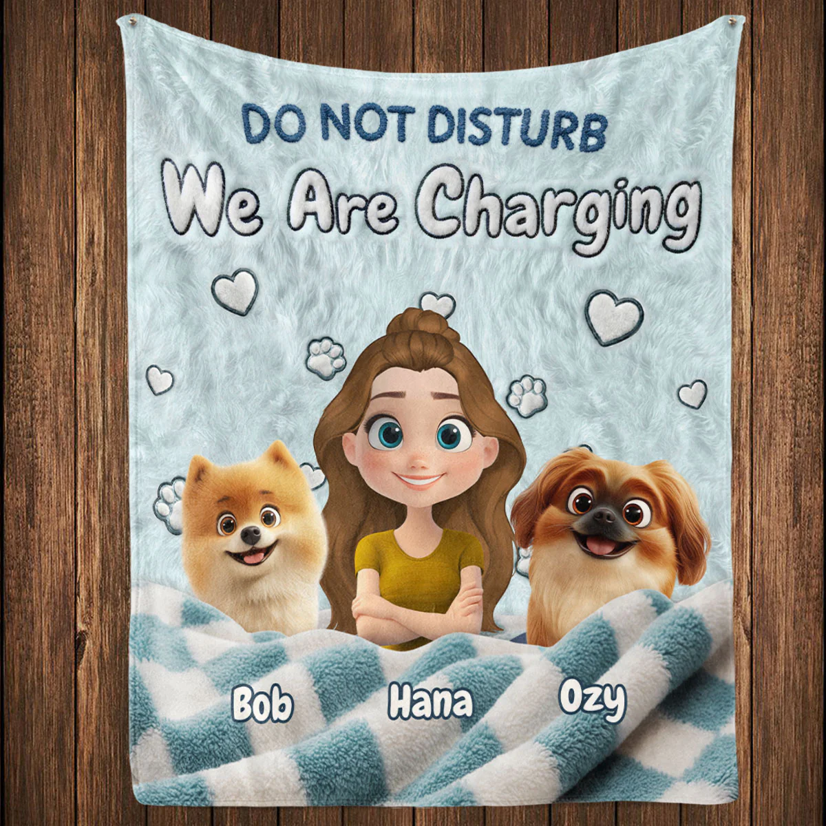 We Are Charging - Personalized Custom Fleece Blanket - Image 2