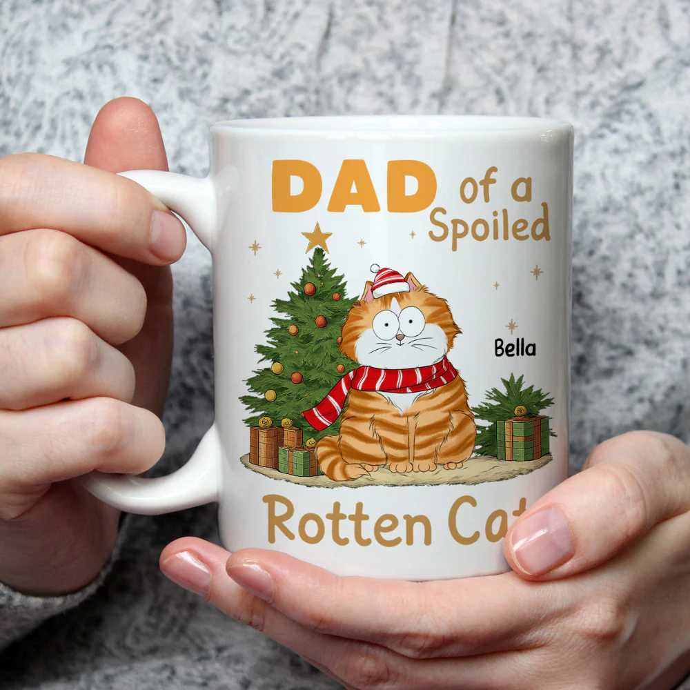 We Are Spoiled Do Not Mind - Personalized Custom Coffee Mug - Image 3