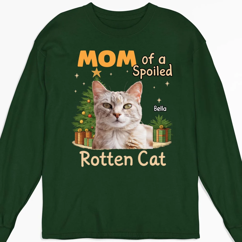 We Are Spoiled Do Not Mind Photo - Personalized Custom Long Sleeve T-Shirt - Image 6