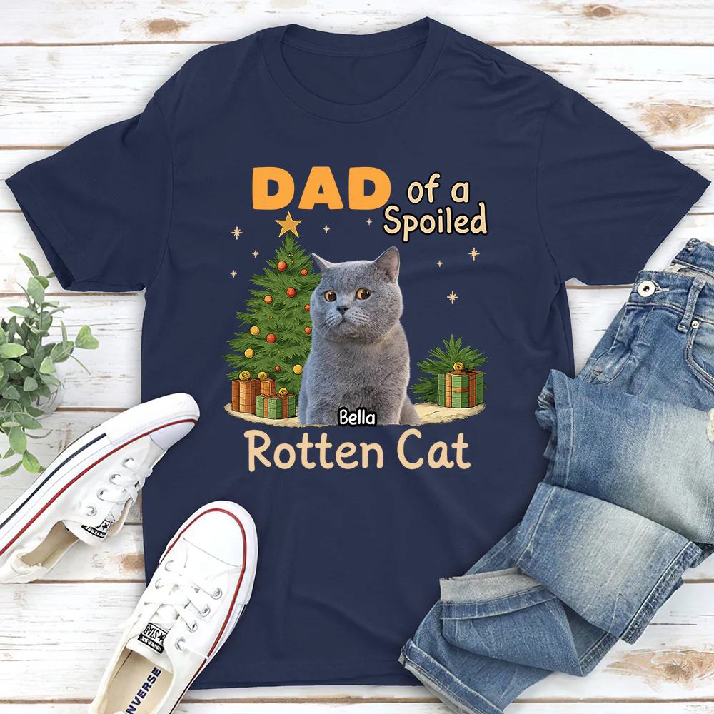 We Are Spoiled Do Not Mind Photo - Personalized Custom Unisex T-Shirt - Image 2