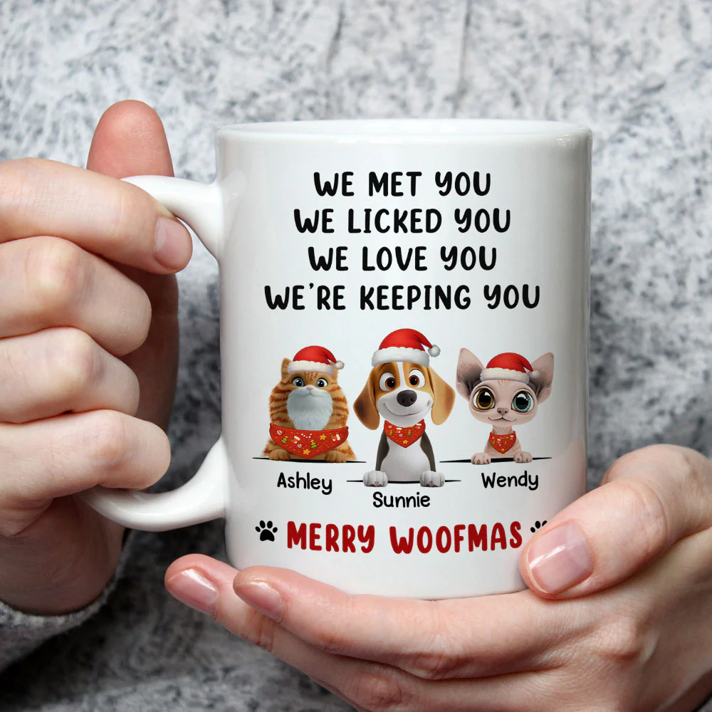 We Licked And Like You Ver Christmas 2 - Personalized Custom Coffee Mug - Image 3