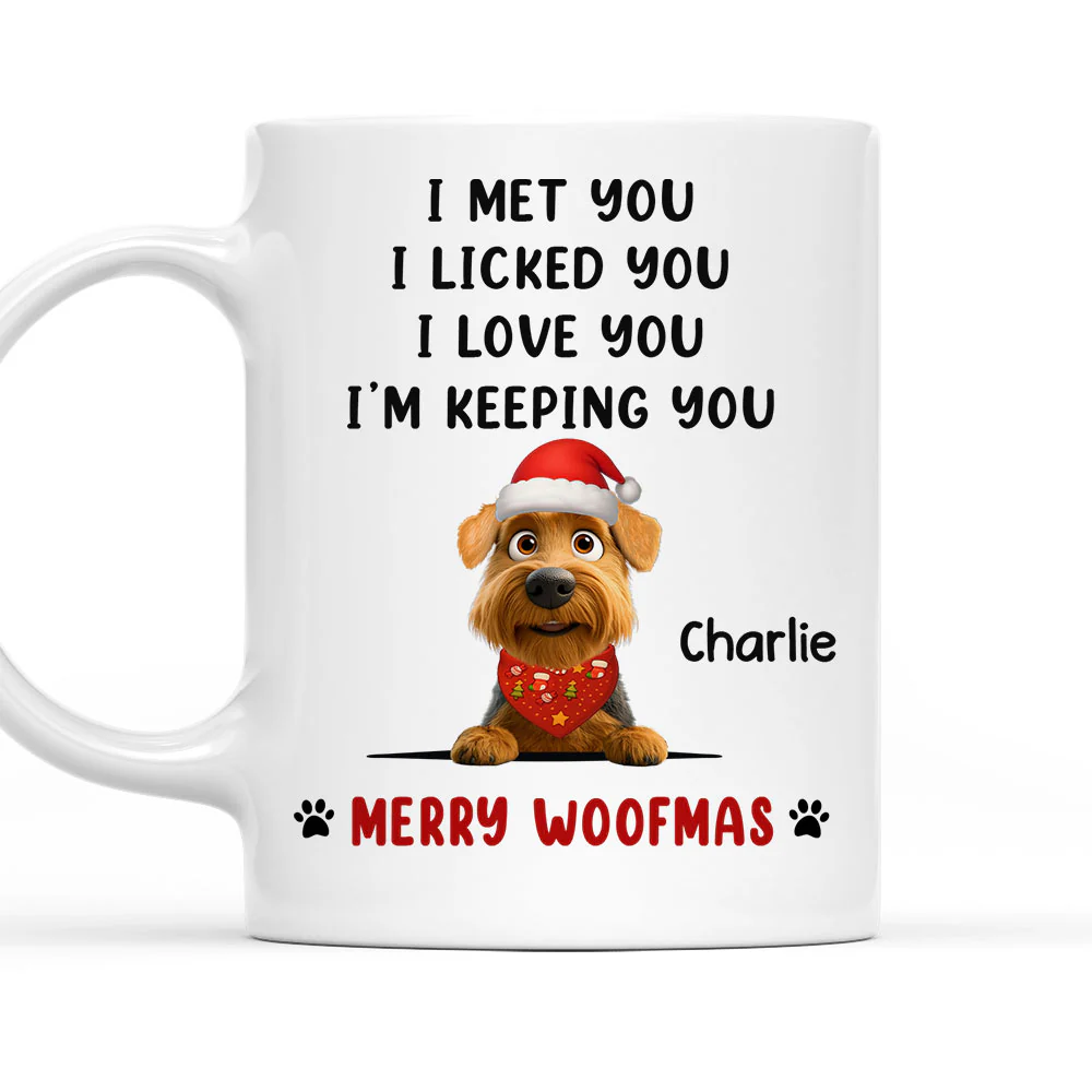 We Licked And Love You Ver Christmas 2 - Personalized Custom Coffee Mug