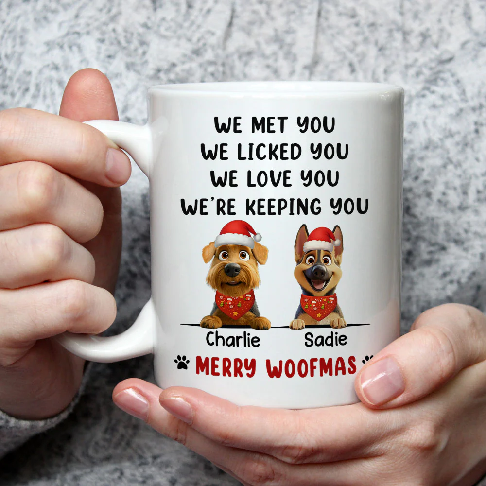 We Licked And Love You Ver Christmas 2 - Personalized Custom Coffee Mug - Image 2