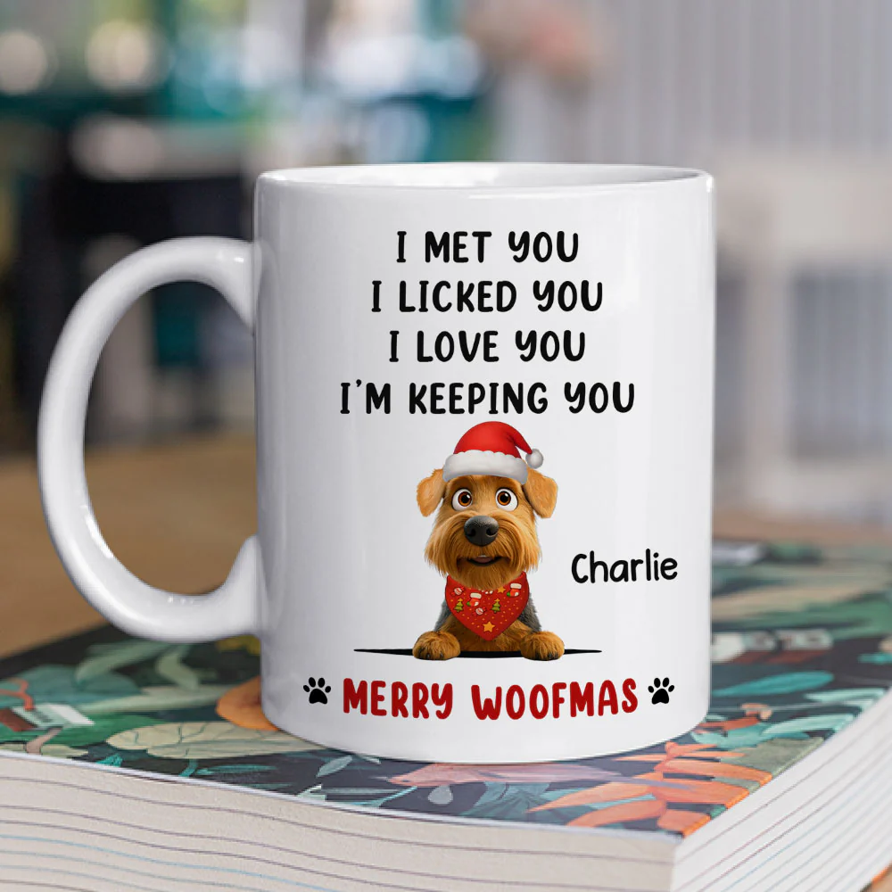 We Licked And Love You Ver Christmas 2 - Personalized Custom Coffee Mug - Image 3