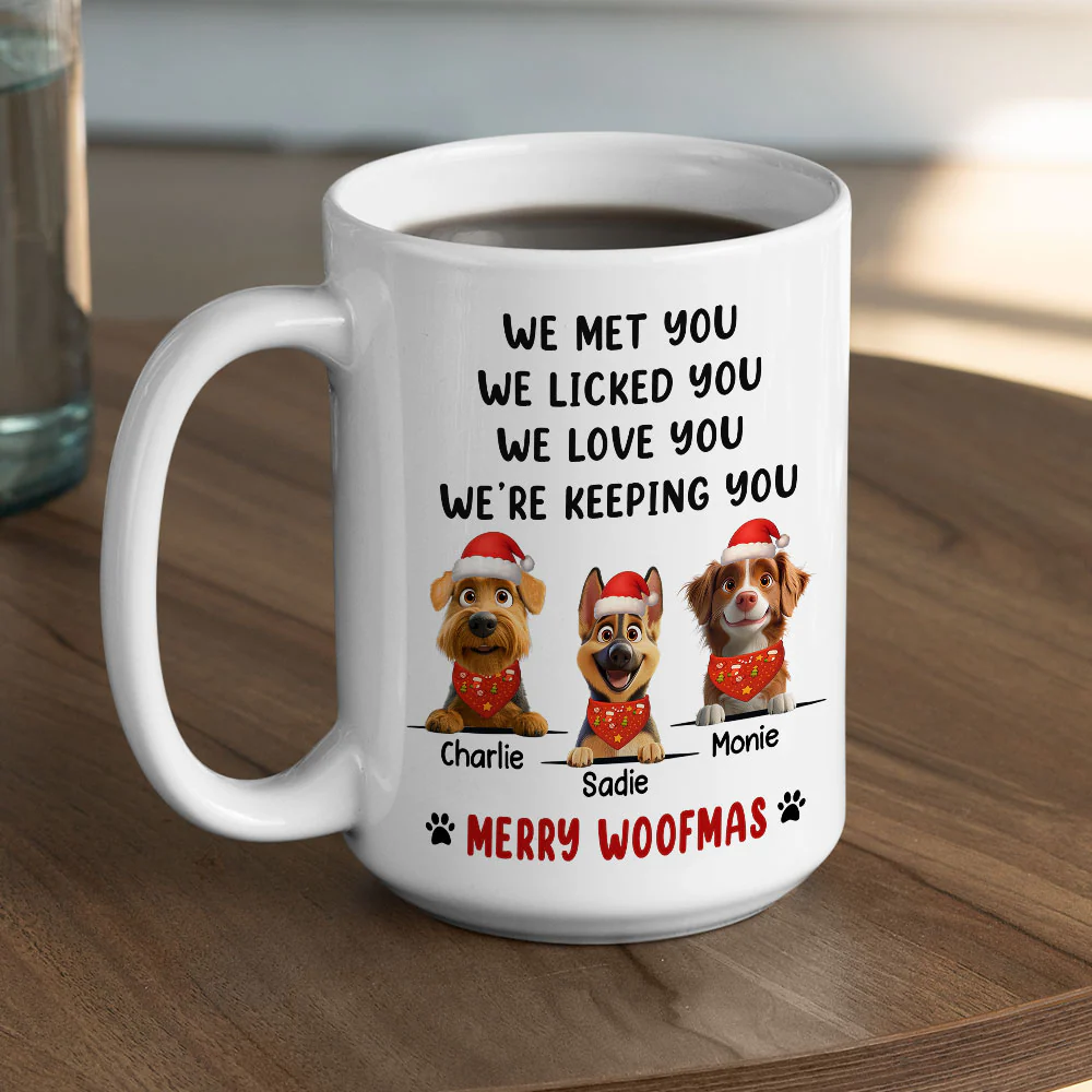 We Licked And Love You Ver Christmas 2 - Personalized Custom Coffee Mug - Image 5