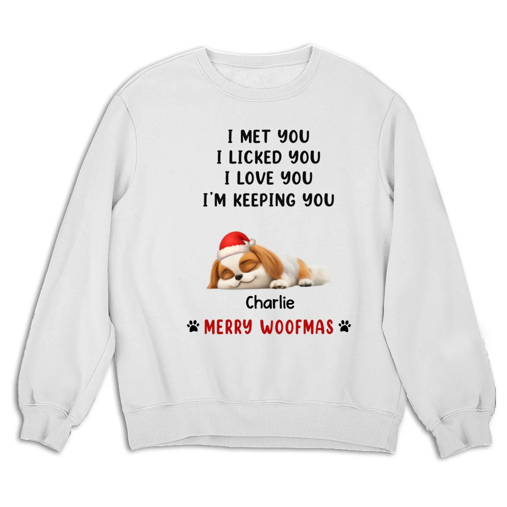 We Licked And Love You Ver Christmas - Personalized Custom Sweatshirt - Image 6