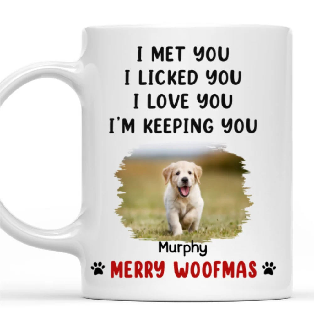 We Licked And Love You Ver Christmas Photo - Personalized Custom Coffee Mug - Image 7