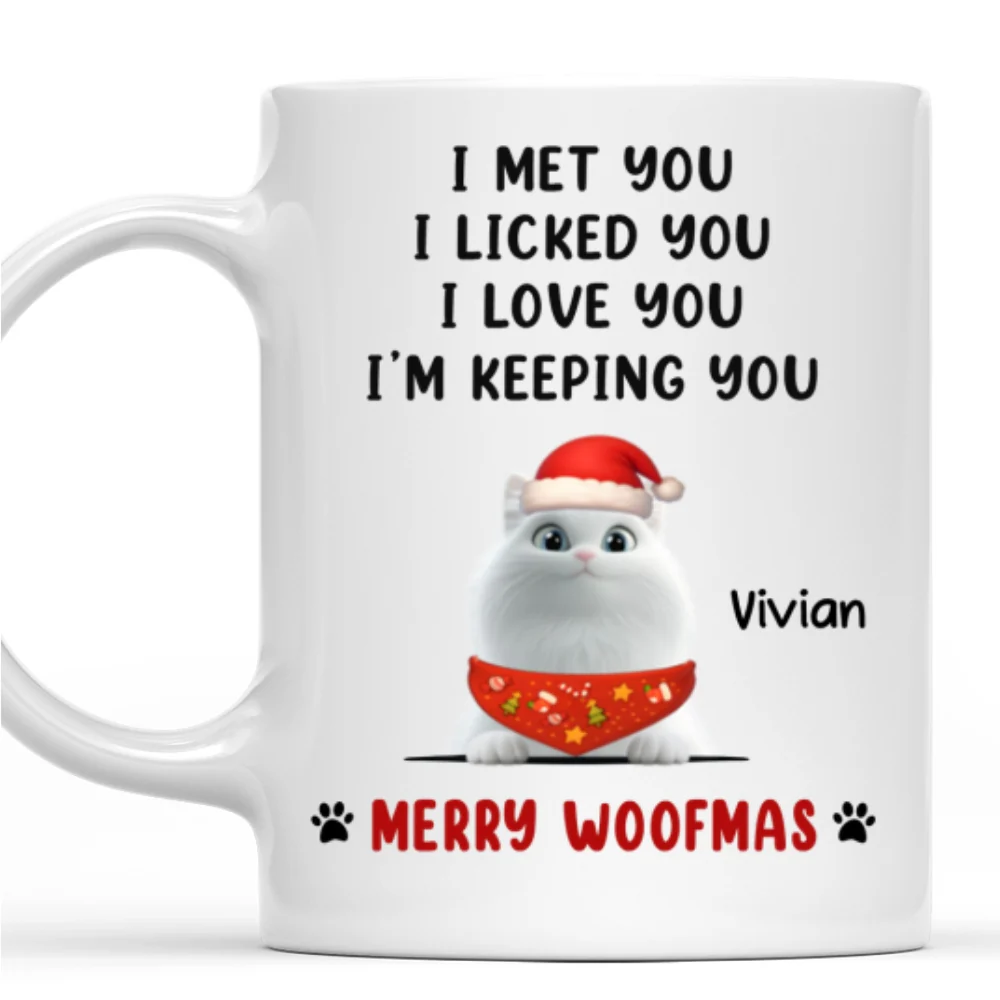 We Licked And Meow You Ver Christmas 2 - Personalized Custom Coffee Mug - Image 7