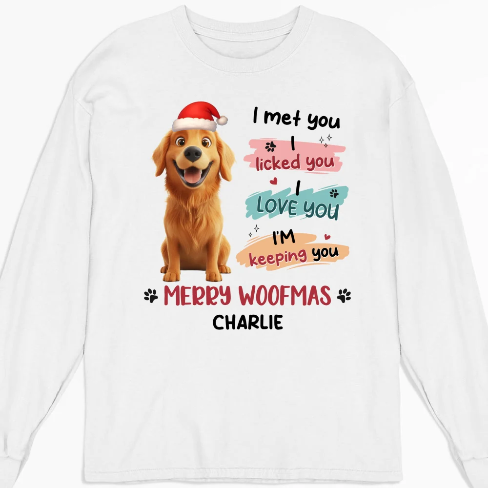 We Licked You - Personalized Custom Long Sleeve T-Shirt - Image 4