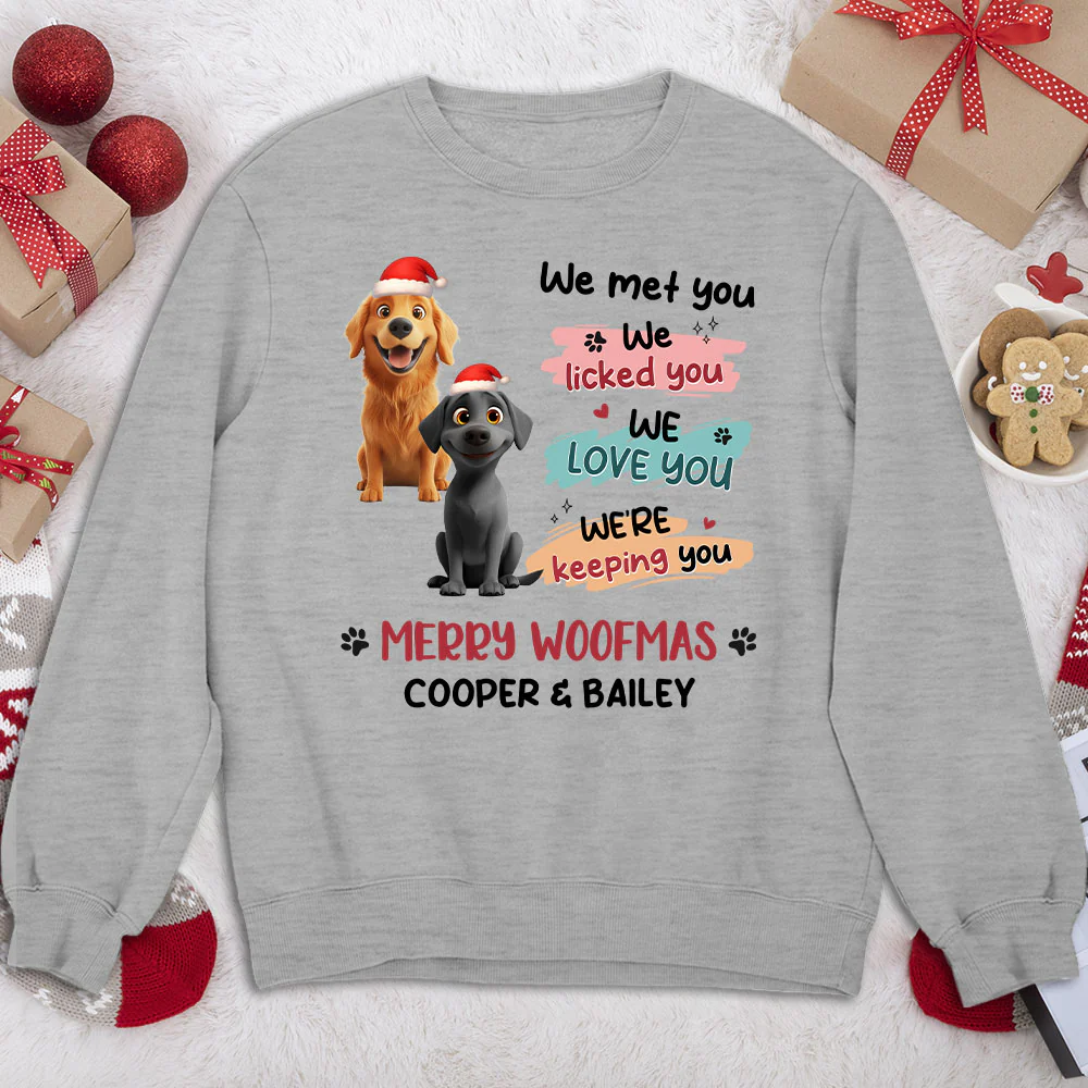 We Licked You - Personalized Custom Sweatshirt - Image 3