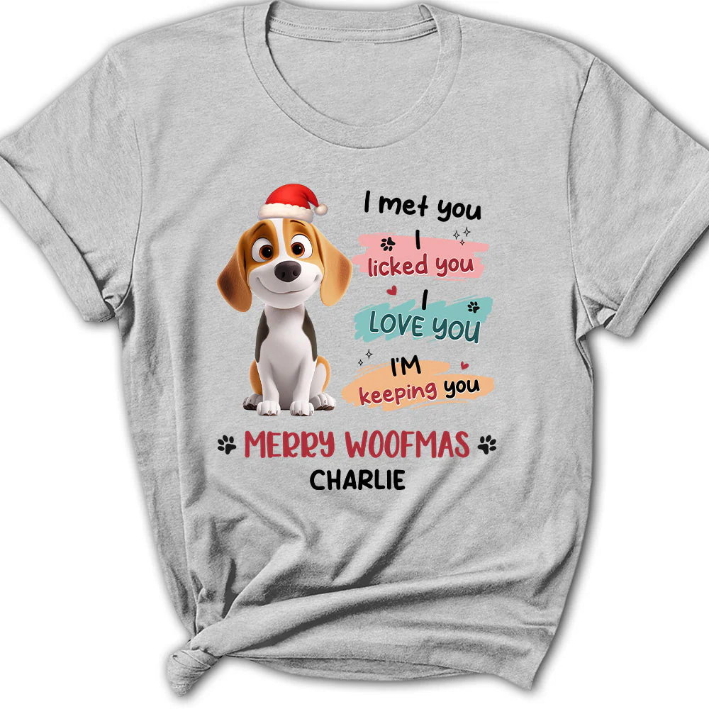 We Licked You - Personalized Custom Women's T-Shirt