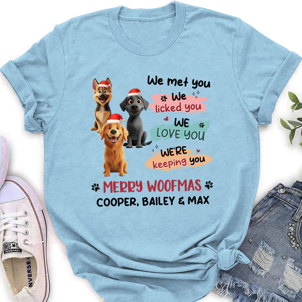 We Licked You - Personalized Custom Women's T-Shirt - Image 2