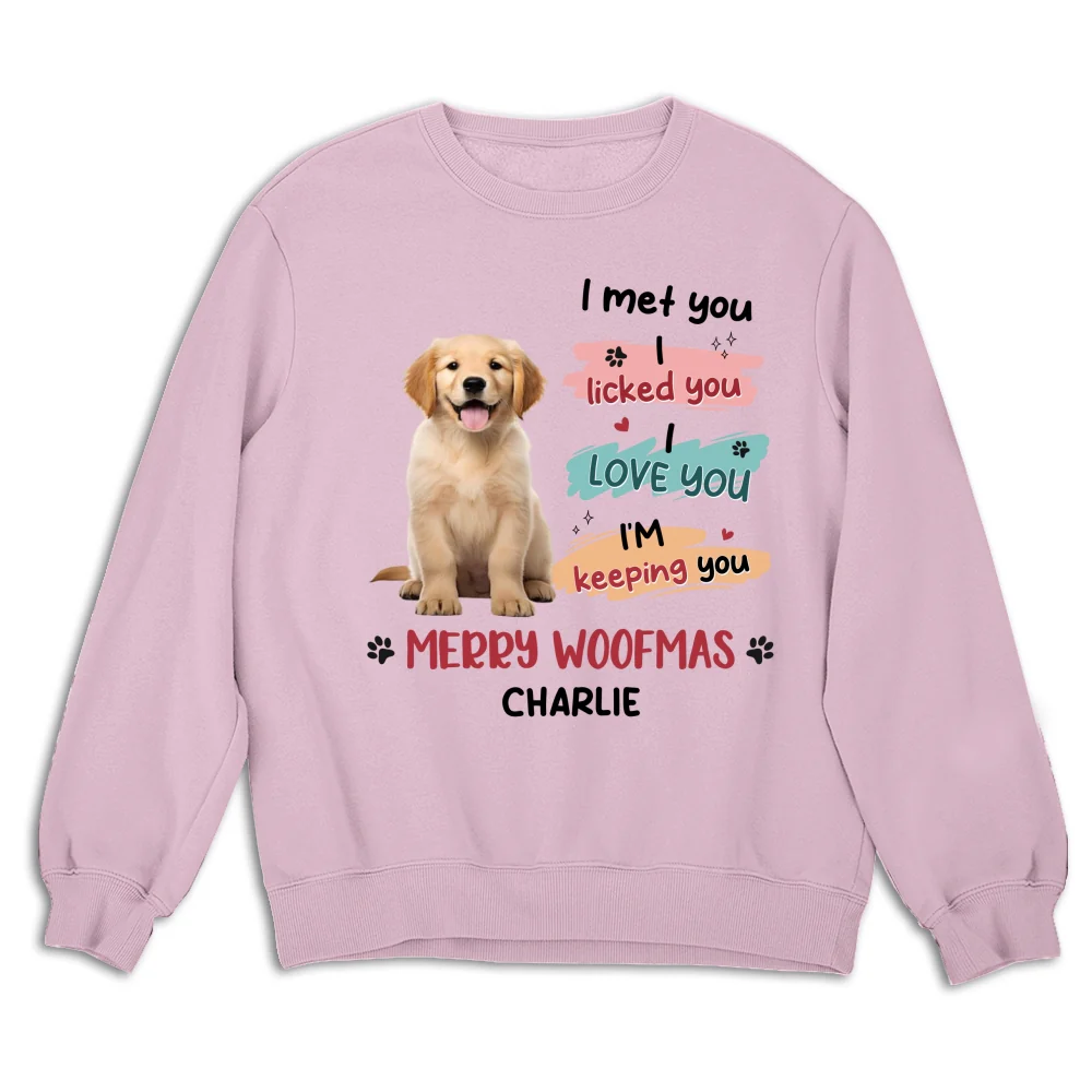 We Licked You Photo - Personalized Custom Sweatshirt - Image 5