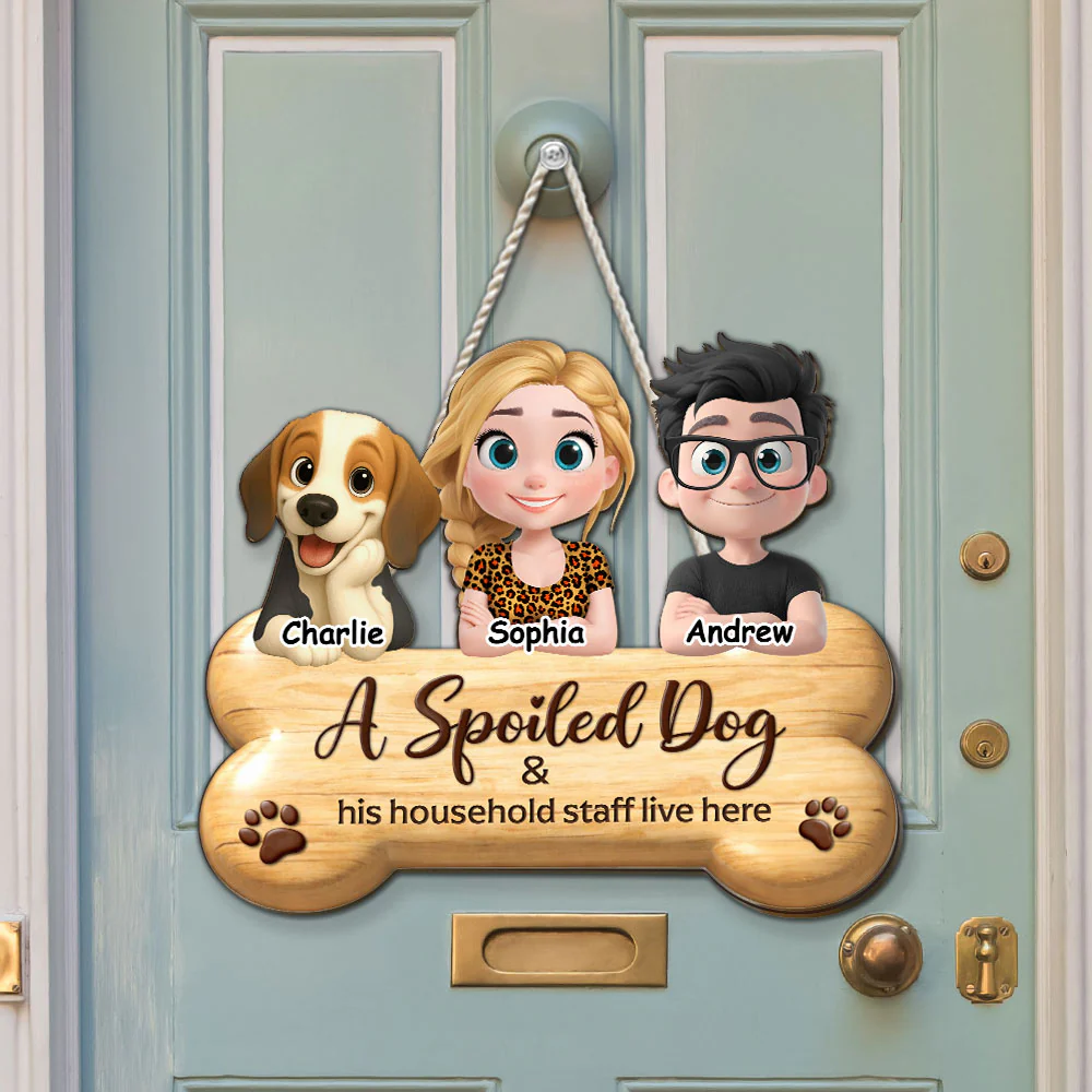 We Live Here For Your Information - Personalized Custom 3D Effect Wood Sign - Image 2