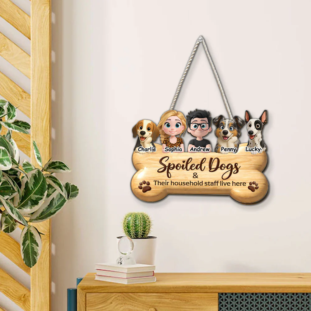 We Live Here For Your Information - Personalized Custom 3D Effect Wood Sign - Image 4