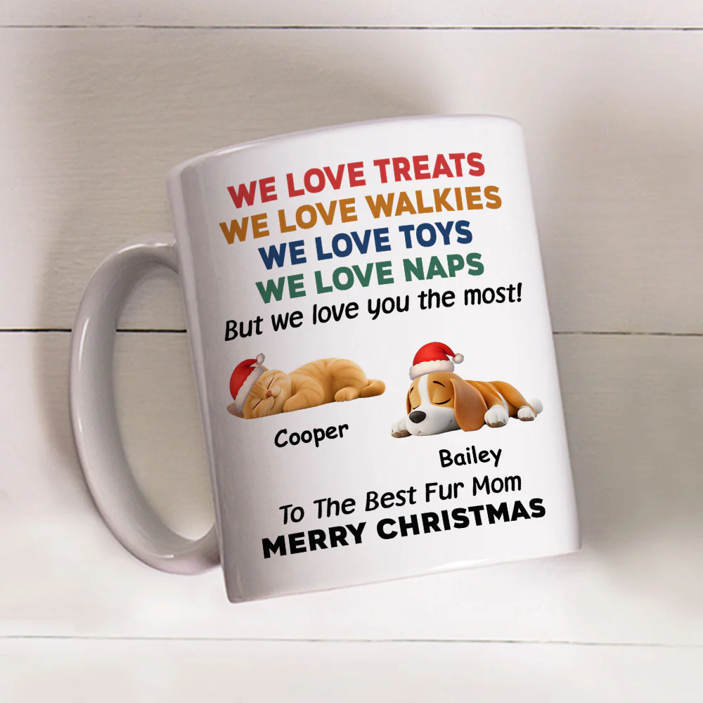 We Love You Snow Ver - Personalized Custom Coffee Mug - Image 4