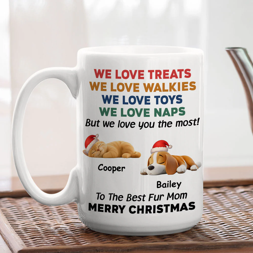 We Love You Snow Ver - Personalized Custom Coffee Mug - Image 5